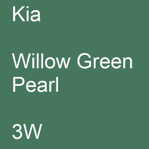 Kia, Willow Green Pearl, 3W.